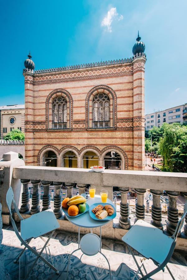Jacuzzi Sinagoga View Leilighet Budapest Eksteriør bilde