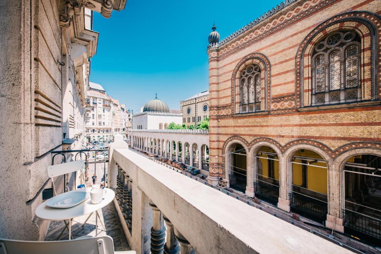 Jacuzzi Sinagoga View Leilighet Budapest Eksteriør bilde